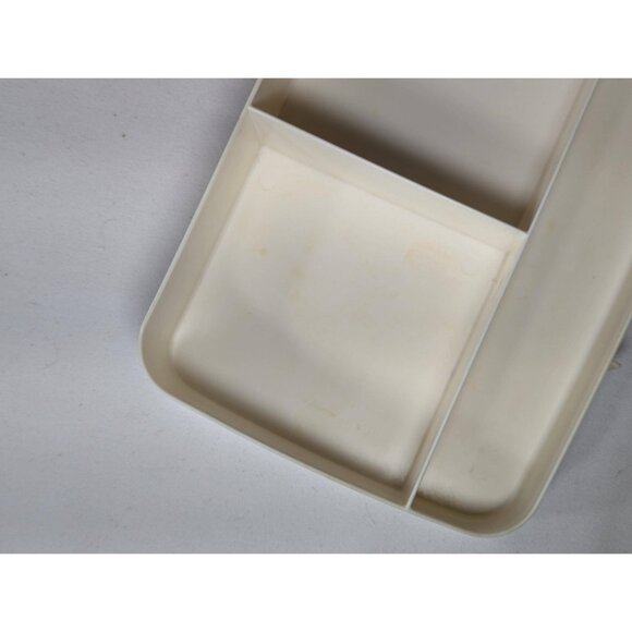 Dark Red Samsonite SATURN III train case + keys + tag + tray make-up storage box - Picture 10 of 10